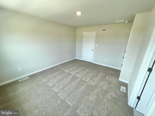 unfurnished bedroom featuring carpet floors