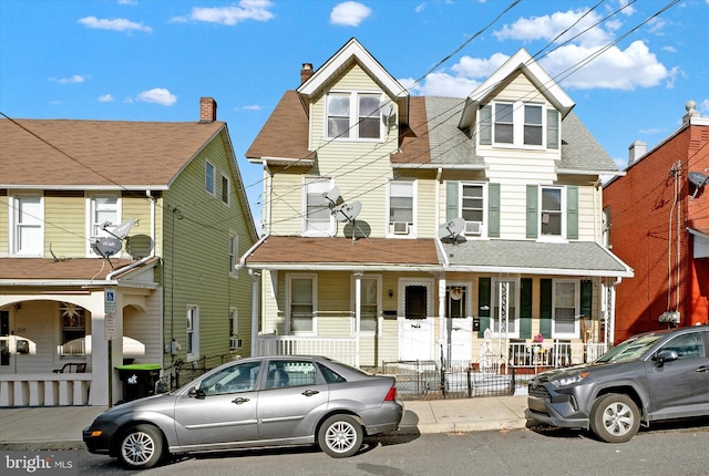 view of front of house with a porch