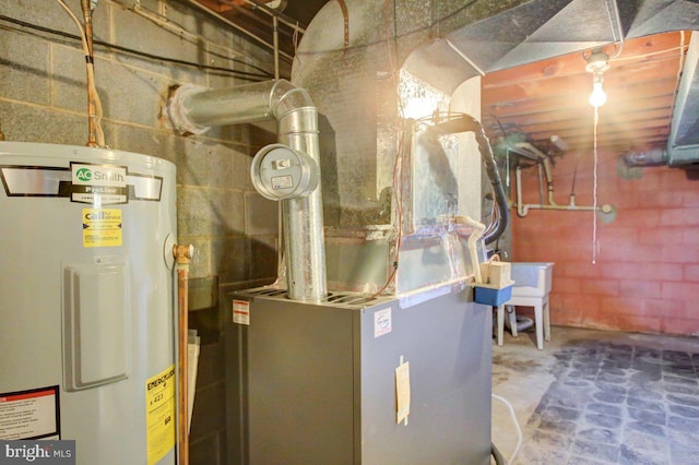 utilities featuring electric water heater