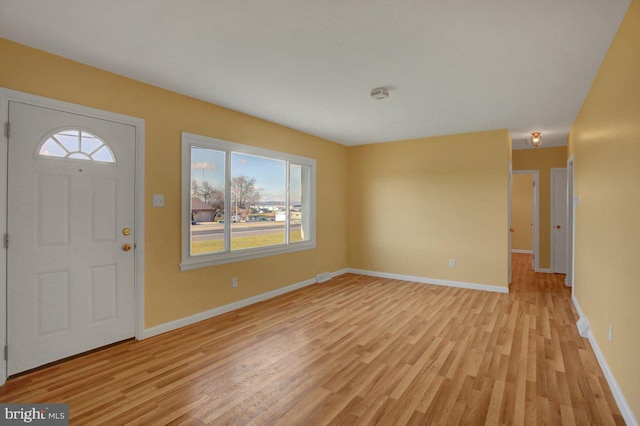 entryway featuring light hardwood / wood-style floors