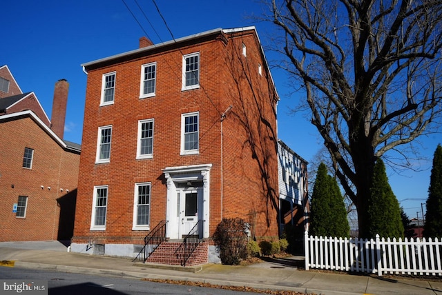 view of colonial house