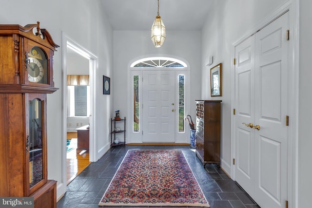 view of foyer entrance