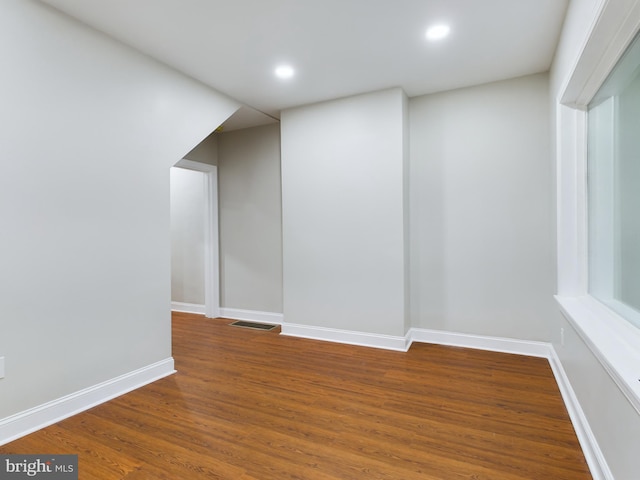 bonus room featuring wood-type flooring