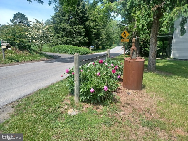 view of road