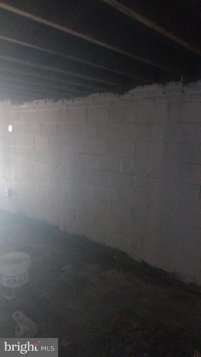 view of basement