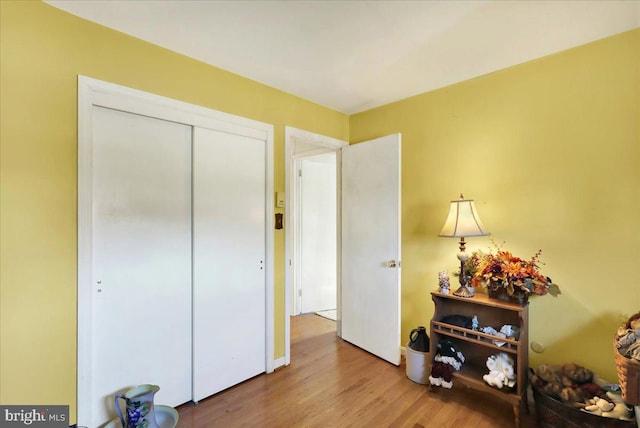 interior space featuring light hardwood / wood-style flooring