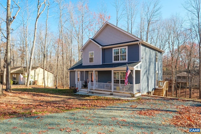 view of front property