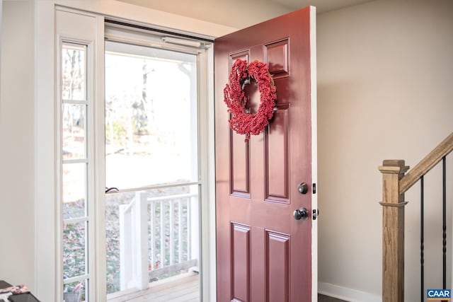 view of entryway