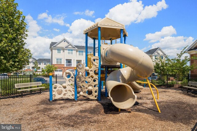 view of jungle gym