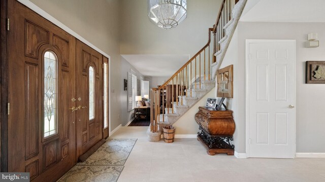 view of entrance foyer