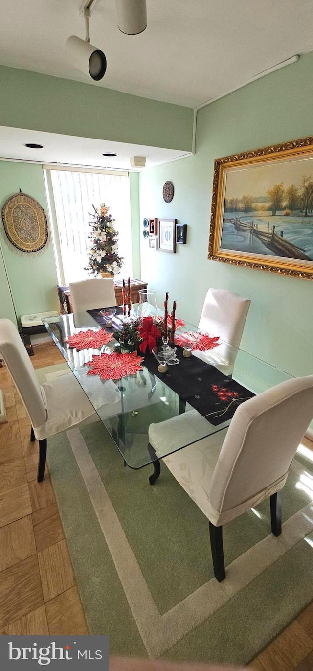 view of dining area