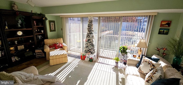 interior space with a healthy amount of sunlight