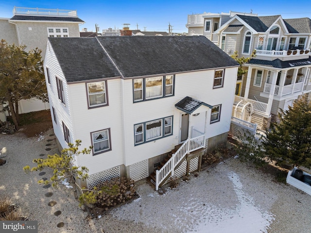 view of townhome / multi-family property