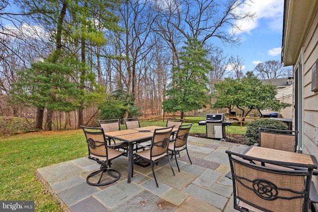 view of patio / terrace featuring area for grilling