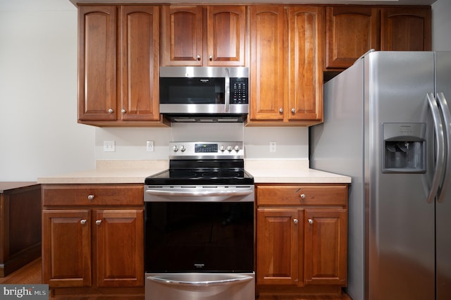 kitchen featuring appliances with stainless steel finishes