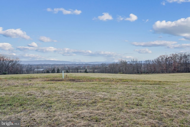 exterior space featuring a rural view