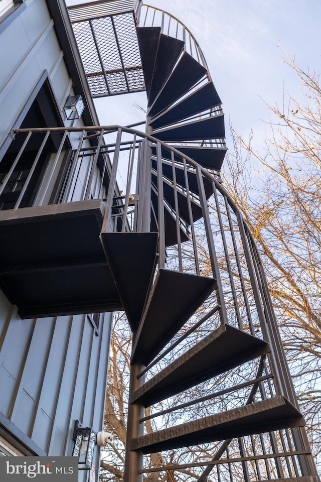 view of stairs