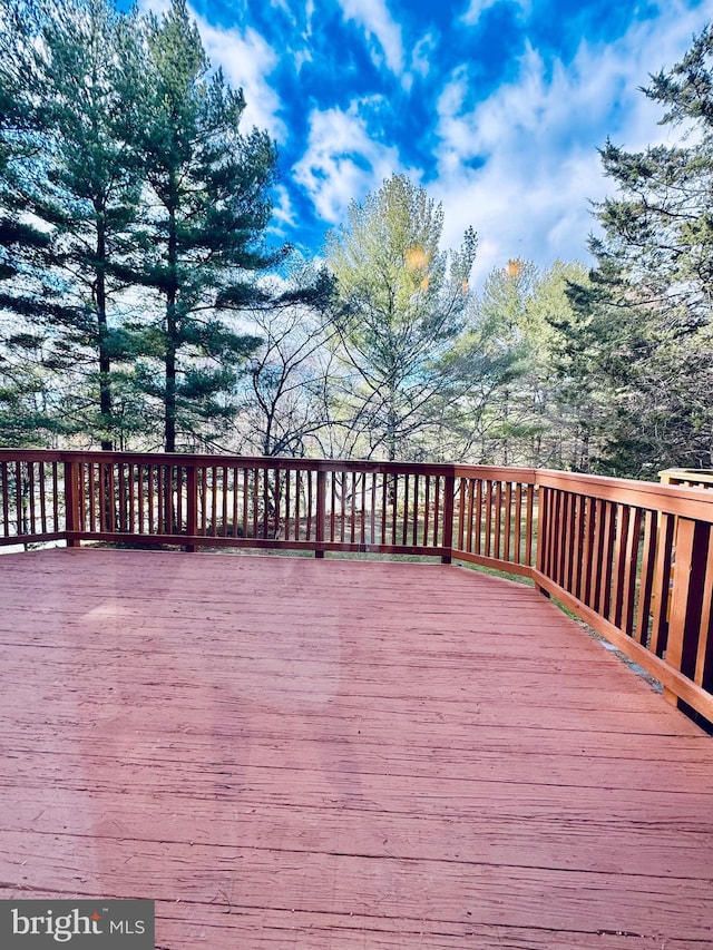 view of deck