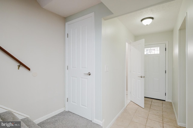 view of tiled foyer