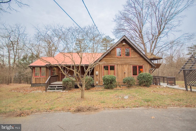 view of front of home