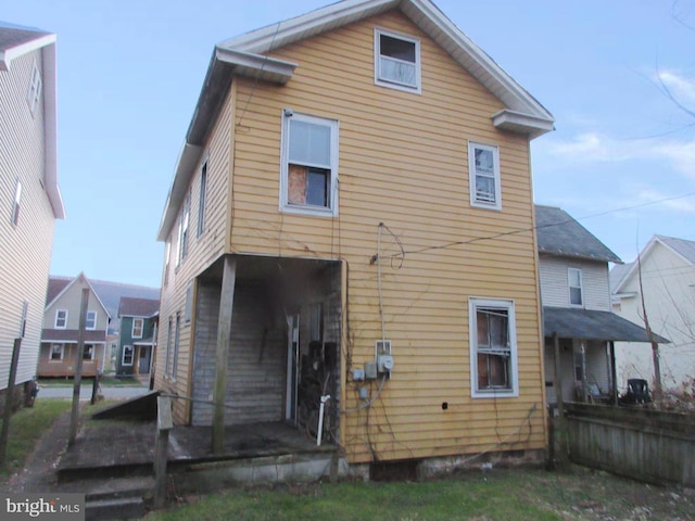 view of back of house