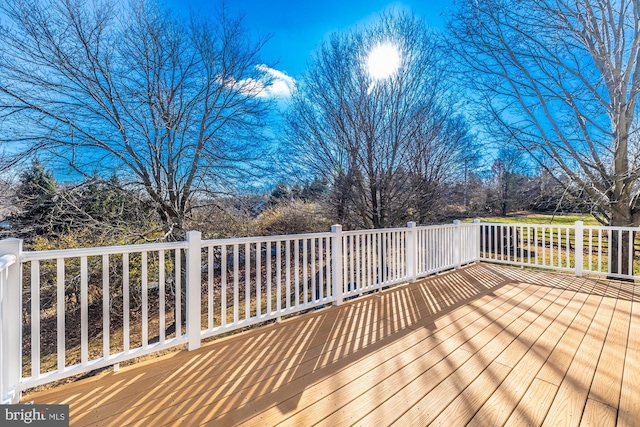 view of deck