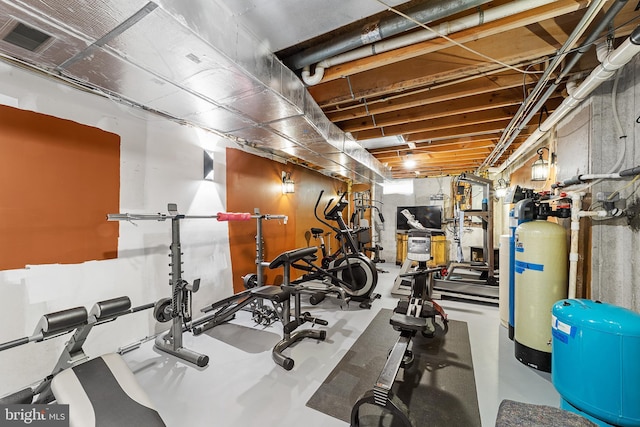 view of workout room