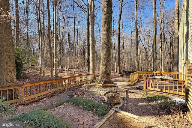 view of yard featuring a patio area