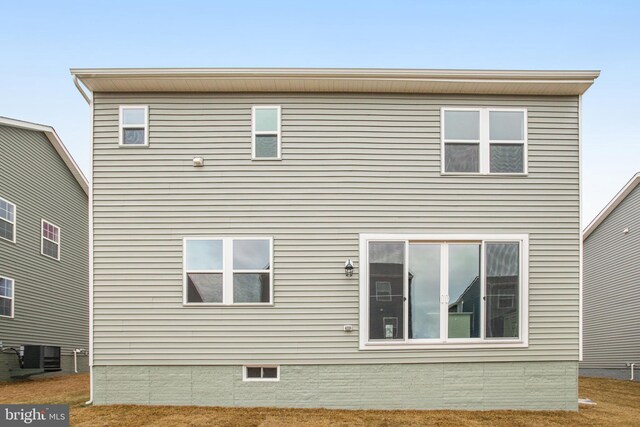35551 Aspen Way, Locust Grove, VA 22508 - rear view of house with cooling unit