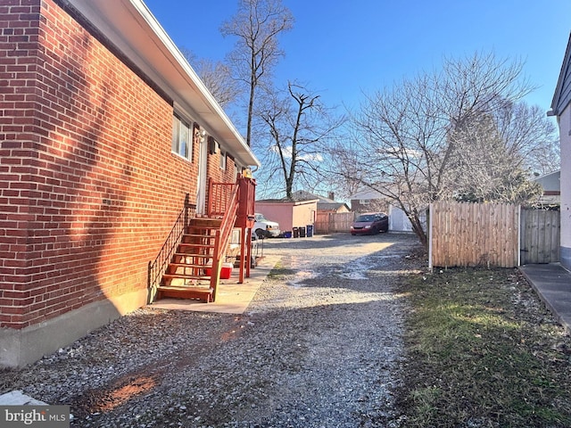 view of property exterior