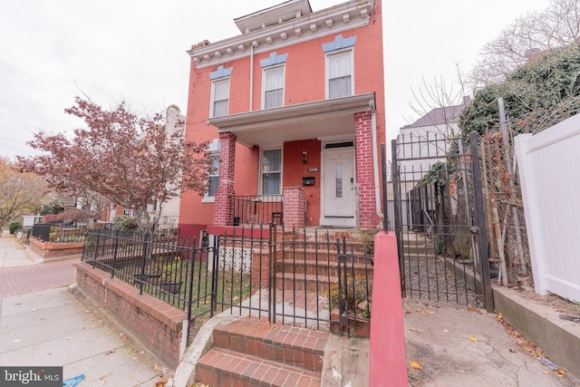 view of front of home with a porch