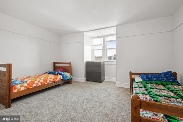 bedroom featuring carpet floors