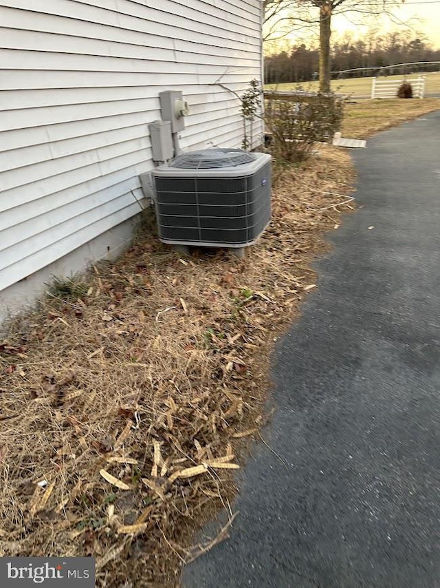 exterior details with central AC unit