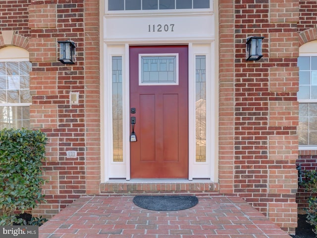 view of entrance to property