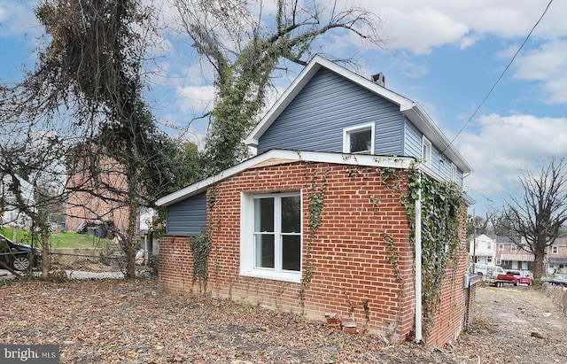 view of side of property