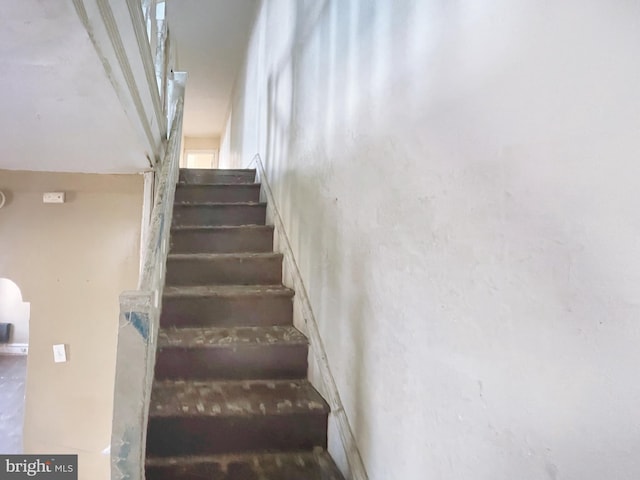 view of stairs