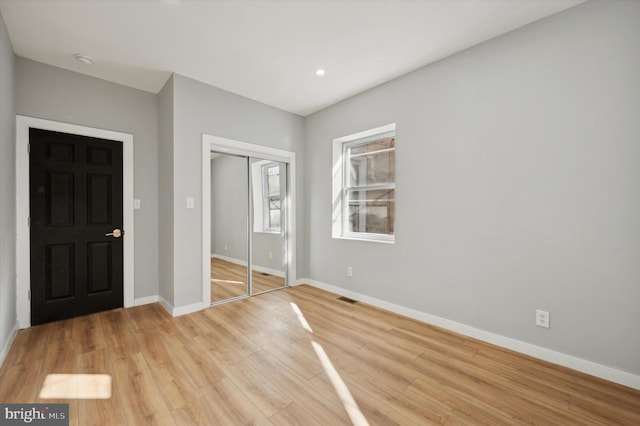 entryway featuring light wood-type flooring