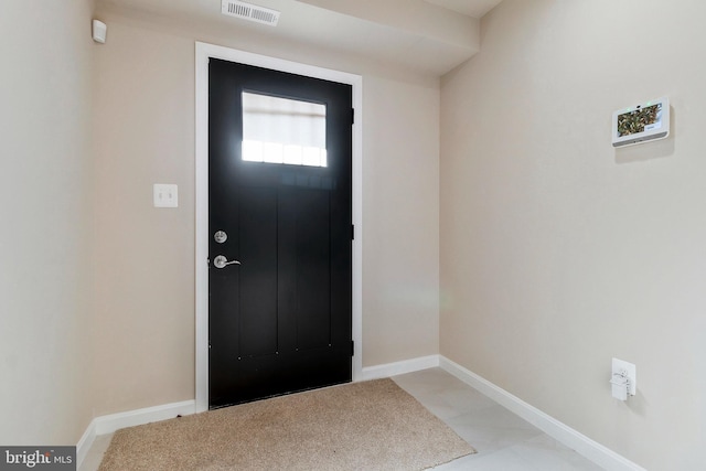 view of entrance foyer