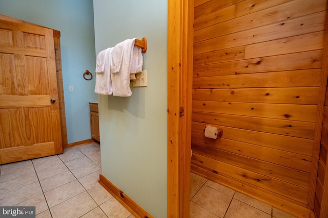 bathroom featuring tile patterned floors