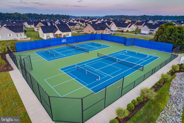 view of sport court