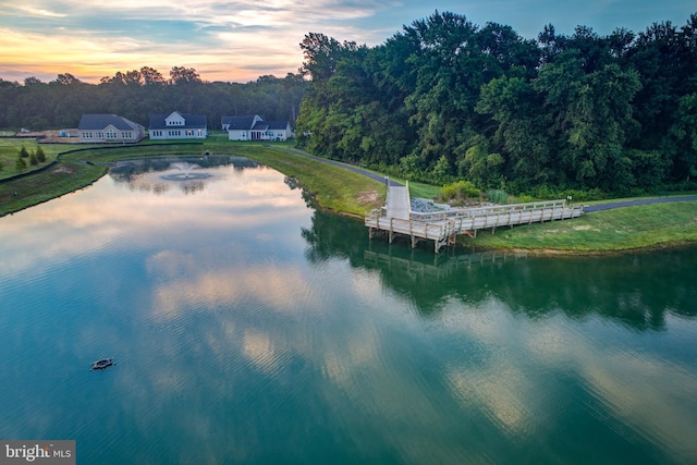 property view of water