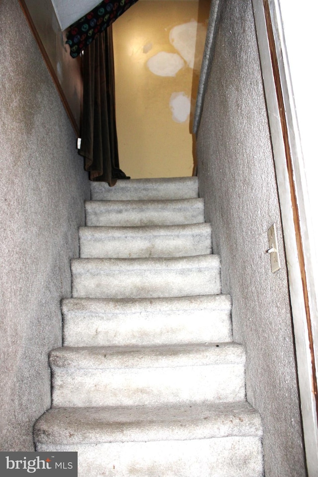 view of staircase