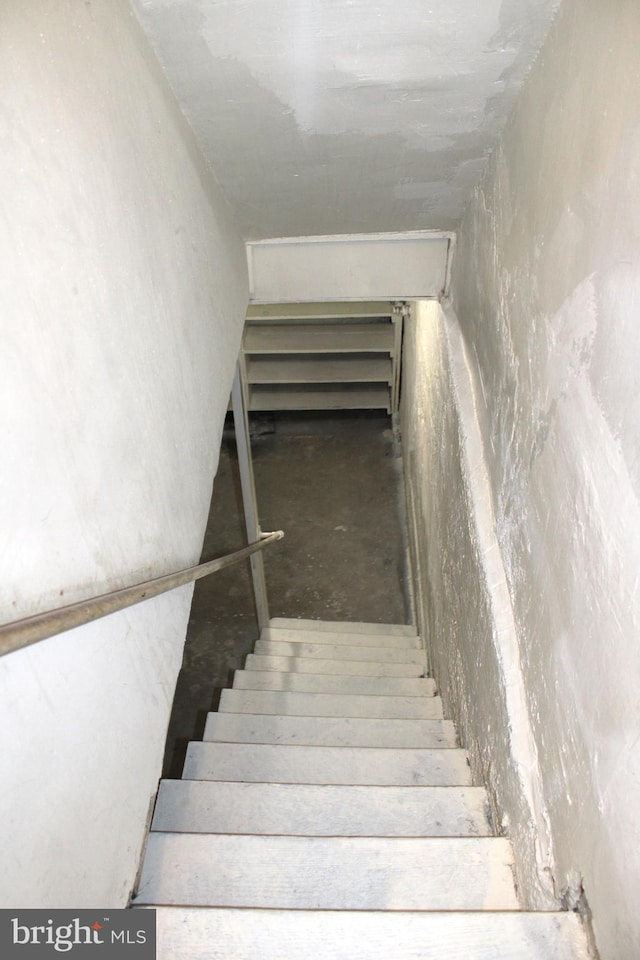 view of staircase