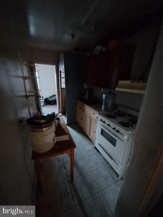 kitchen featuring gas range gas stove