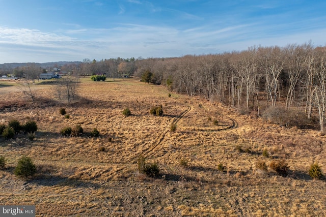 view of nature with a rural view