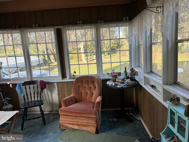 sunroom with a wealth of natural light