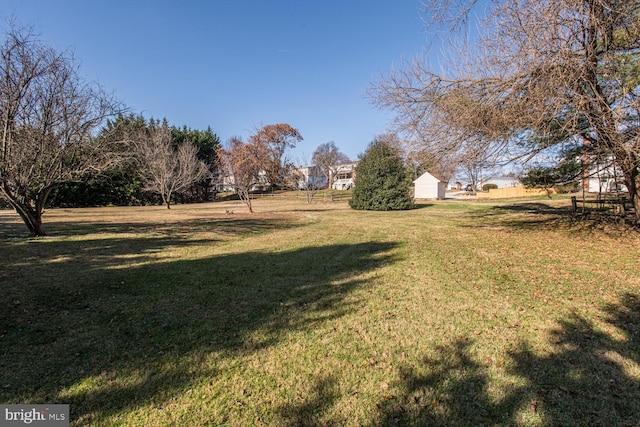 view of yard