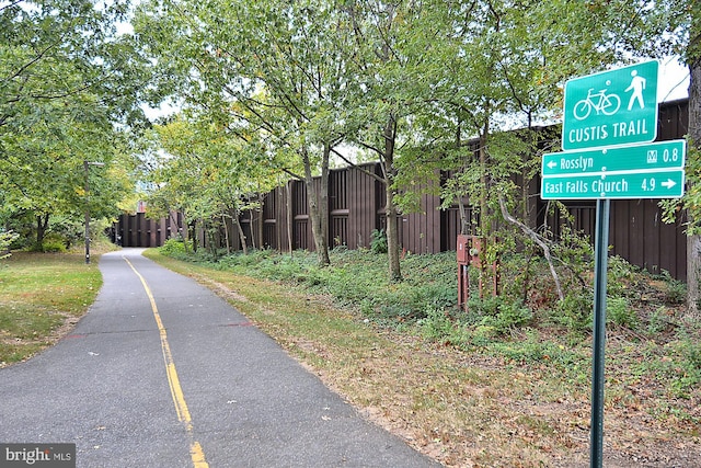 view of road