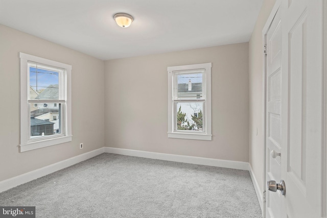 unfurnished bedroom featuring carpet