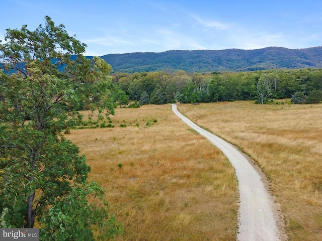 view of mountain feature